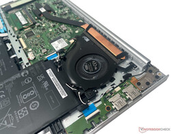 VivoBook 15 KM513 använder ett kylsystem med en enda fläkt och ett enda värmerör