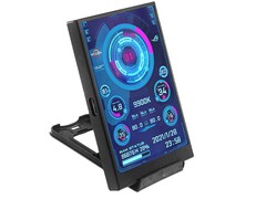 Den prisvärda sekundära skärmen kan visa viktig systeminformation (Bildkälla: tillverkare)