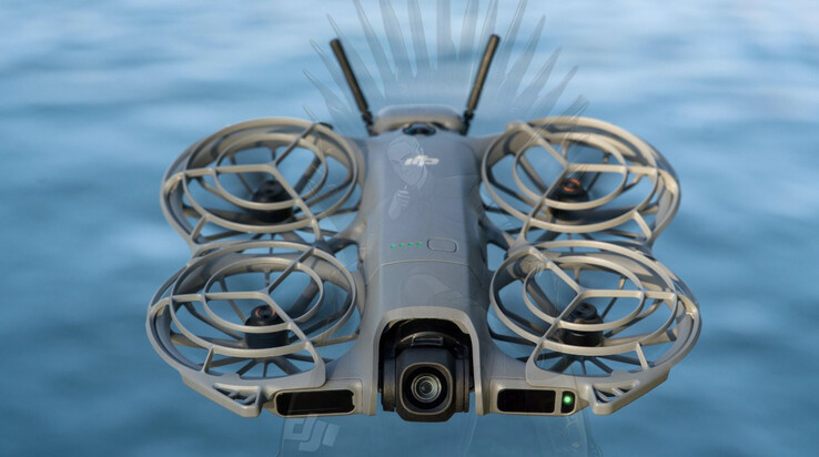 En närbild av DJI Neo 2 under flygning. (Bildkälla: via Igor Bogdanov)