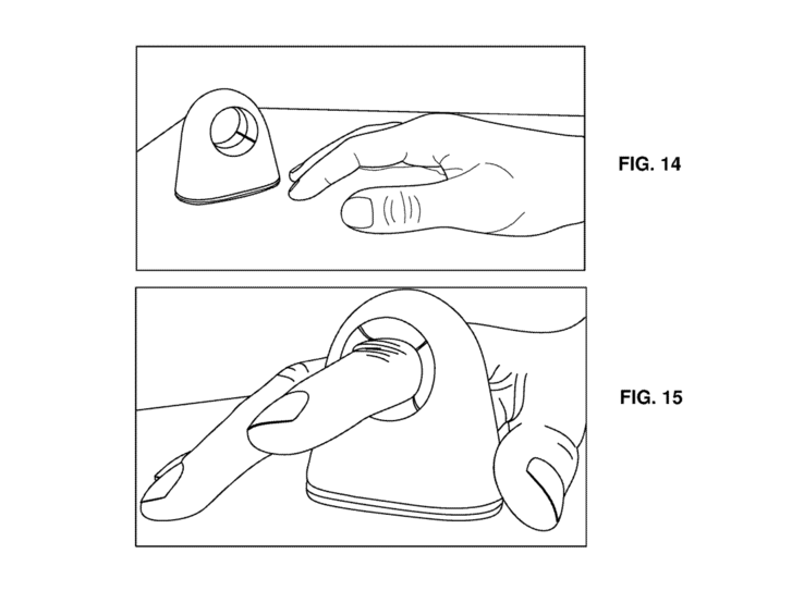 Ett Fitbit-patent visar detaljer om en potentiell fingermätare för blodtryck. (Bildkälla: USPTO)
