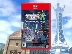 Pokémon Legender: Z-A Switch 2 detaljhandelsförpackning visas