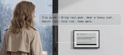 SwitchBot Weather Station har en AI-assistent som kan påminna användarna om att hålla sig friska och bära lämpliga kläder för dagens väder.