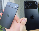 Dummy-enheter som visar designen på iPhone 17 Air och iPhone 17 Pro, från vänster till höger. (Bildkälla: Majin Bu)