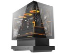 Den svarta varianten av Standard Edition Floatron F1 mATX-chassit. (Bildkälla: darkFlash)