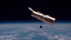 Rymdteleskopet Hubble i rymden (Bildkälla: NASA)