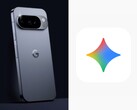 Google Pixel-telefon med tre kameror (vänster) bredvid den färgglada Gemini AI-logotypen (höger). (Bildkälla: inofficiellt konstverk)