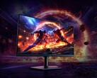 Samsung Odyssey-spelskärm. Företaget kommer snart att lansera QD-OLED i 24,5-tums spelskärmar.