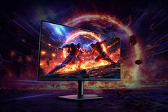 Samsung Odyssey-spelskärm. Företaget kommer snart att lansera QD-OLED i 24,5-tums spelskärmar.