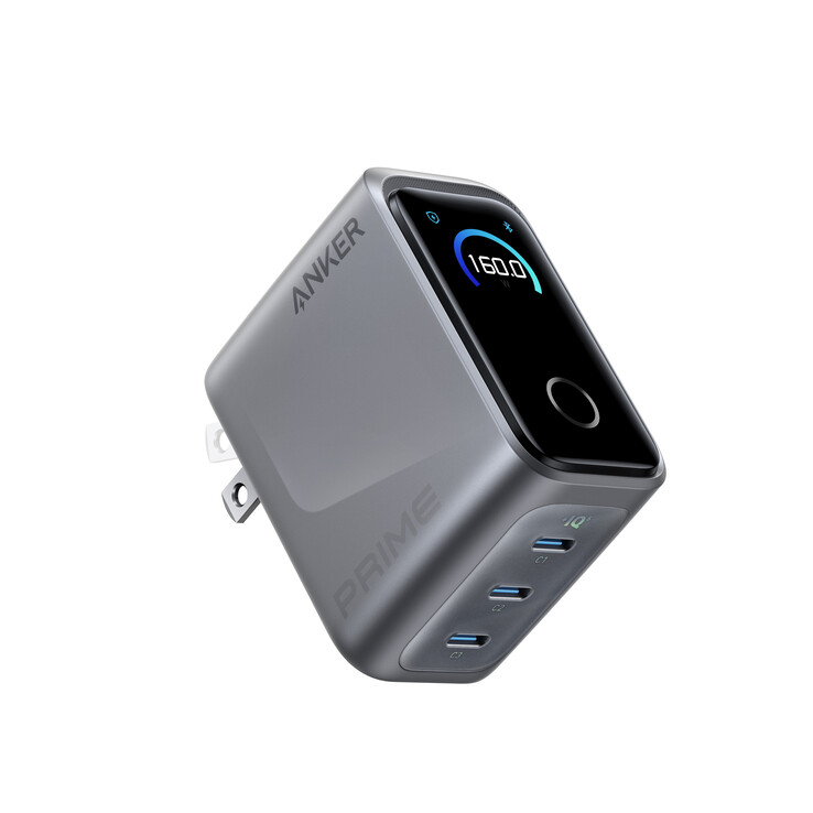 Anker Prime 160 W laddare har en smart pekskärm (Bildkälla: Anker)