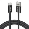 Anker Zolo USB-A till USB-C-kabel (1 m/1,8 m, flätad). (Bildkälla: Anker)