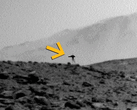 Curiositys mystiska ”stridsstativ” på Mars. Det bisarra föremålet syntes i endast en bildruta.