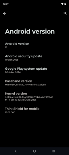 Programvara Motorola Edge 60 Fusion