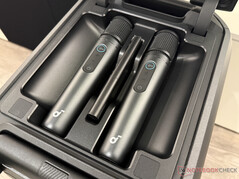 två mikrofoner under en täckmantel...