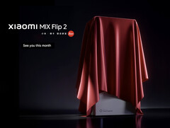 Xiaomi har hittills erbjudit en titt på MIX Flip 2:s detaljhandelsförpackning. (Bildkälla: Xiaomi - redigerad)