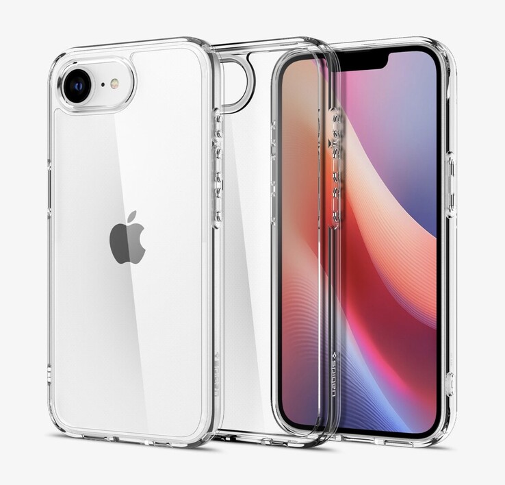 Bilder på Apple iPhone SE 4 har läckt ut av en tillbehörstillverkare. (Bildkälla: Spigen)
