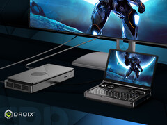 GPD Win Mini 2025 finns i svart och vitt utförande. (Bildkälla: GPD & Droix)