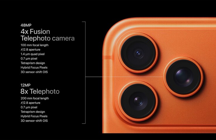 IPhone 17 Pro har bara en telefotokamera med 4x zoom, trots att Apple i sin marknadsföring föreslår två telefotokameror.
