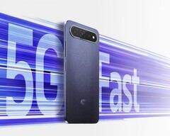 Smarttelefonen itel Citi 300 5G har ett batteri på 5 000 mAh