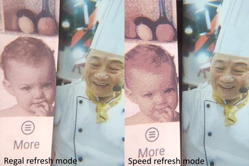 Regal- och Speed-lägena jämfört med magasinet.