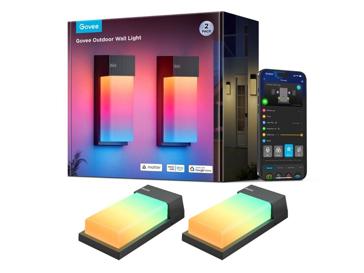 Den äldre Govee Outdoor Wall Light (bilden) lanserades 2024. (Bildkälla: Govee)