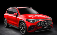 Mercedes GLB 2026: El- och mildhybridvarianter planeras till mitten av 2026. (Bildkälla: TopElectricSUV - Rendering)