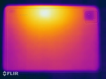 Xiaomi Pad 7 yttemperaturer: Botten