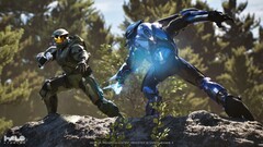 Uppdateringen förväntas involvera Project Foundry, ett mystiskt initiativ som retades vid den tidigare HWC. En UE 5-baserad skärmdump av Halo-spel. (Bildkälla: Halo Studios)