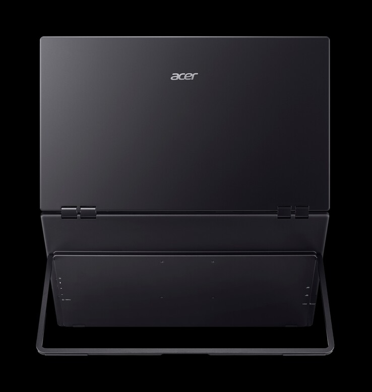 Acer PD243Y E bakifrån. (Bildkälla: Acer)