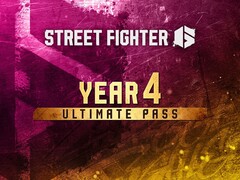 Officiell logotyp för marknadsföringsmaterialet till paketet ”Street Fighter 6 Year 4 Ultimate Pass”.