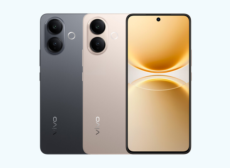 Vivo V70 Lite finns i färgerna guld och svart