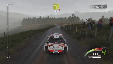 Bild: En skärmdump från spelet WRC 7: FIA World Rally Championship.