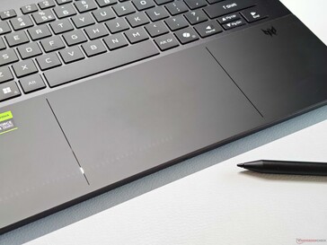 Haptisk pekplatta med LED-begränsningsremsor...