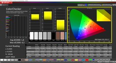 CalMAN ColorChecker kalibrerad (målfärgrymd P3)