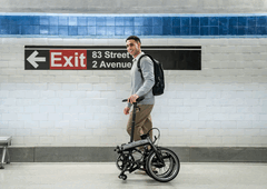 Dahon K-Feather e-cykel har en 3-stegs hopfällbar design (Bildkälla: Dahon)