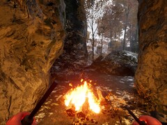 Prologue: Go Wayback! kommer att fokusera starkt på kroppstemperatur och behovet av att hålla sig varm i vildmarken. (Bildkälla: Epic Games Store)
