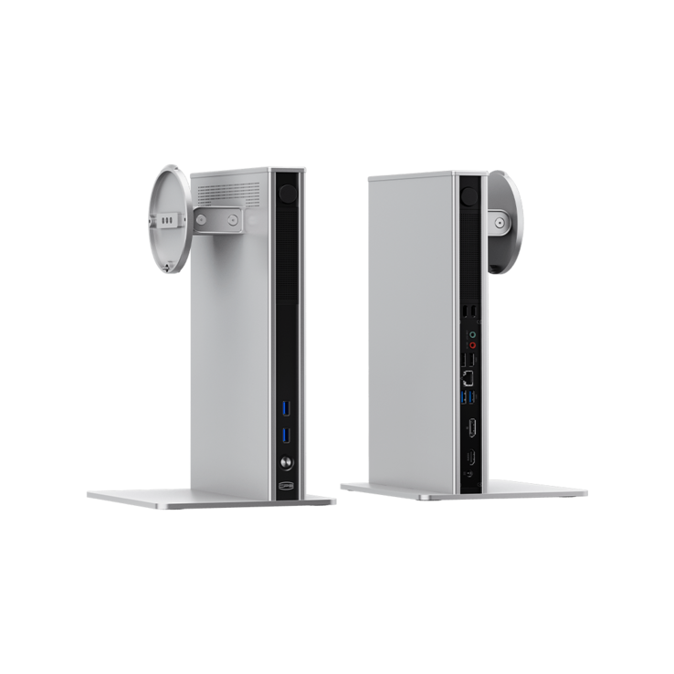 Skärmen är en 27-tums QHD IPS-panel med en uppdateringsfrekvens på 165 Hz och en ljusstyrka på 350 nits, samt Wi-Fi 6, Bluetooth 5.2, USB-portar och RJ45 Ethernet.