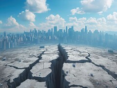 AI-genererad bild som visar en förkastningslinje i Mexico City. (Bildkälla: Attasit, Adobe Stock)