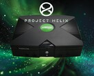 Original Xbox-konsol visas med Project Helix-logotyp