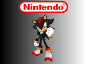 Shadow the Hedgehog under Nintendo-logotypen (Bildkälla: Sega, Nintendo of America med ändringar)