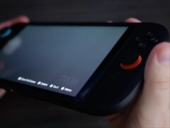 Blödande bakgrundsbelysning på Switch 2:s LCD-skärm. (Bildkälla: Digital Foundry på YouTube)
