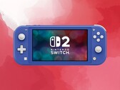 Switch 2-logotypen visas på Switch Lite-konsolen