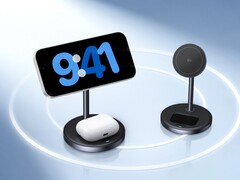 En bild av den nya Ugreen Zapix Qi2 15W 2-i-1 trådlös laddare.