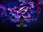 ROG Strix OLED XG27UQDMS från framsidan.