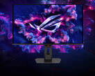 ROG Strix OLED XG27UQDMS från framsidan.