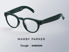 Warby Parker-utgåvan av ” Galaxy ”-glasögon, utvecklade av Samsung och Google.