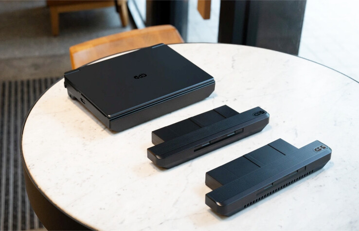 Endast en av GPD:s kylmoduler och batterimoduler kan användas åt gången.