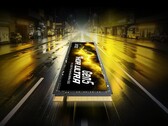 Bilden visar Thor Ultra från Lexar, som råkar vara en M.2 2280 PCIe Gen 5 SSD med en gulaktig etikett på ovansidan 