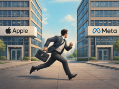 Alan Dye lämnar Apple för Meta. (Bildkälla: skapad med AI)