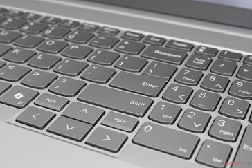 NumPad- och piltangenterna är mindre och trängre än QWERTY-tangenterna