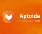 Den officiella logotypen och varumärkesprofilen för Aptoide Android-appbutiken.